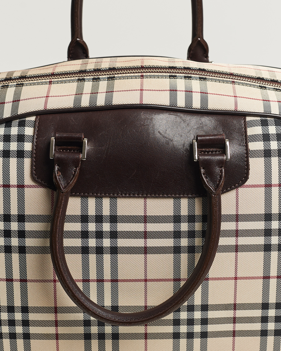 Homme | Burberry Pre-Owned Travel Bag House Check | Burberry Pre-Owned | Travel Bag House Check