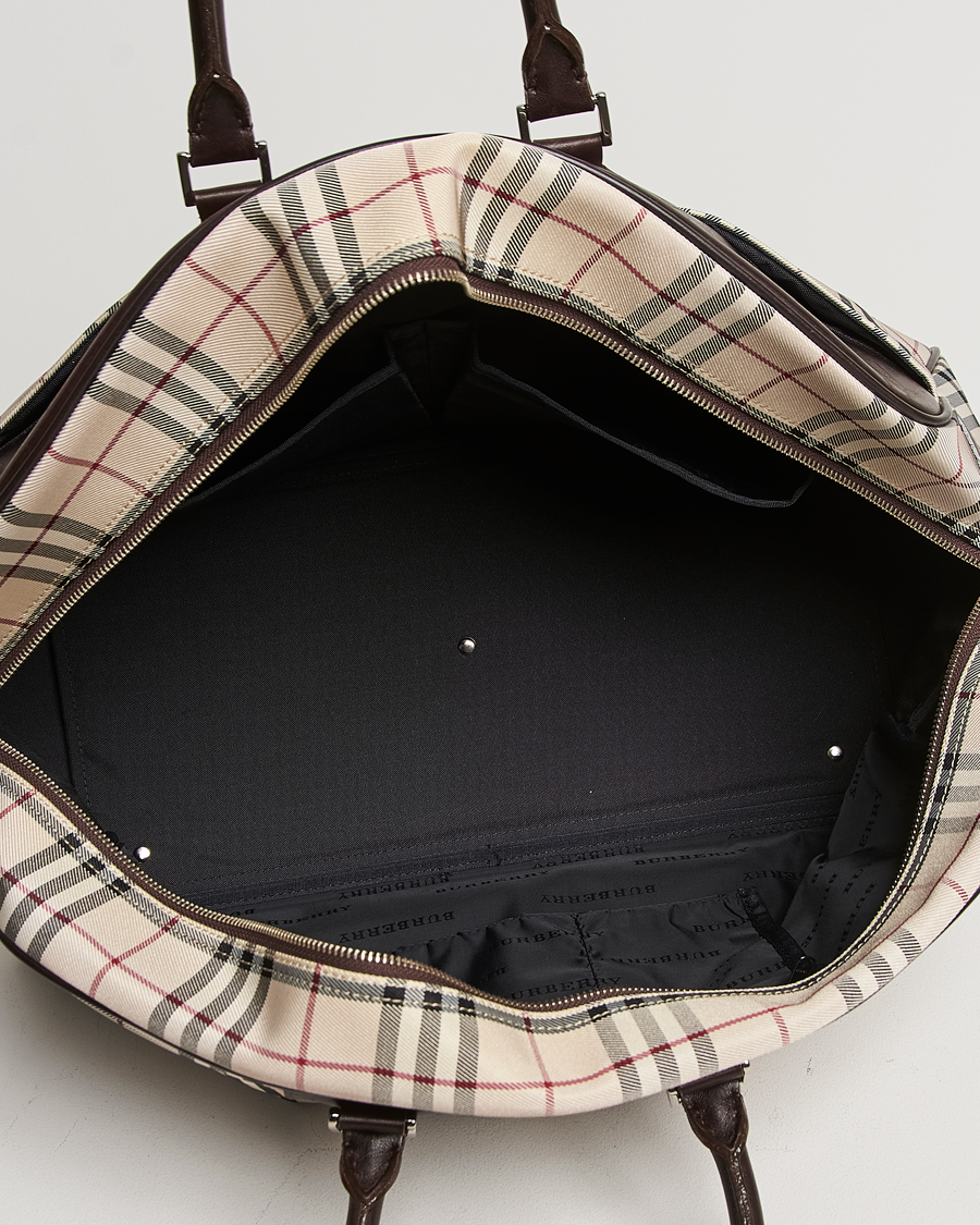 Homme | Burberry Pre-Owned Travel Bag House Check | Burberry Pre-Owned | Travel Bag House Check