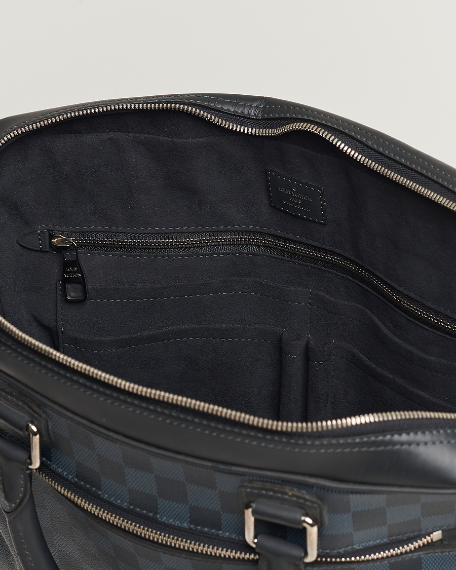 Homme | Louis Vuitton Pre-Owned Porte Documents Business Bag Damier Graphite | Louis Vuitton Pre-Owned | Porte Documents Business Bag Damier Graphite