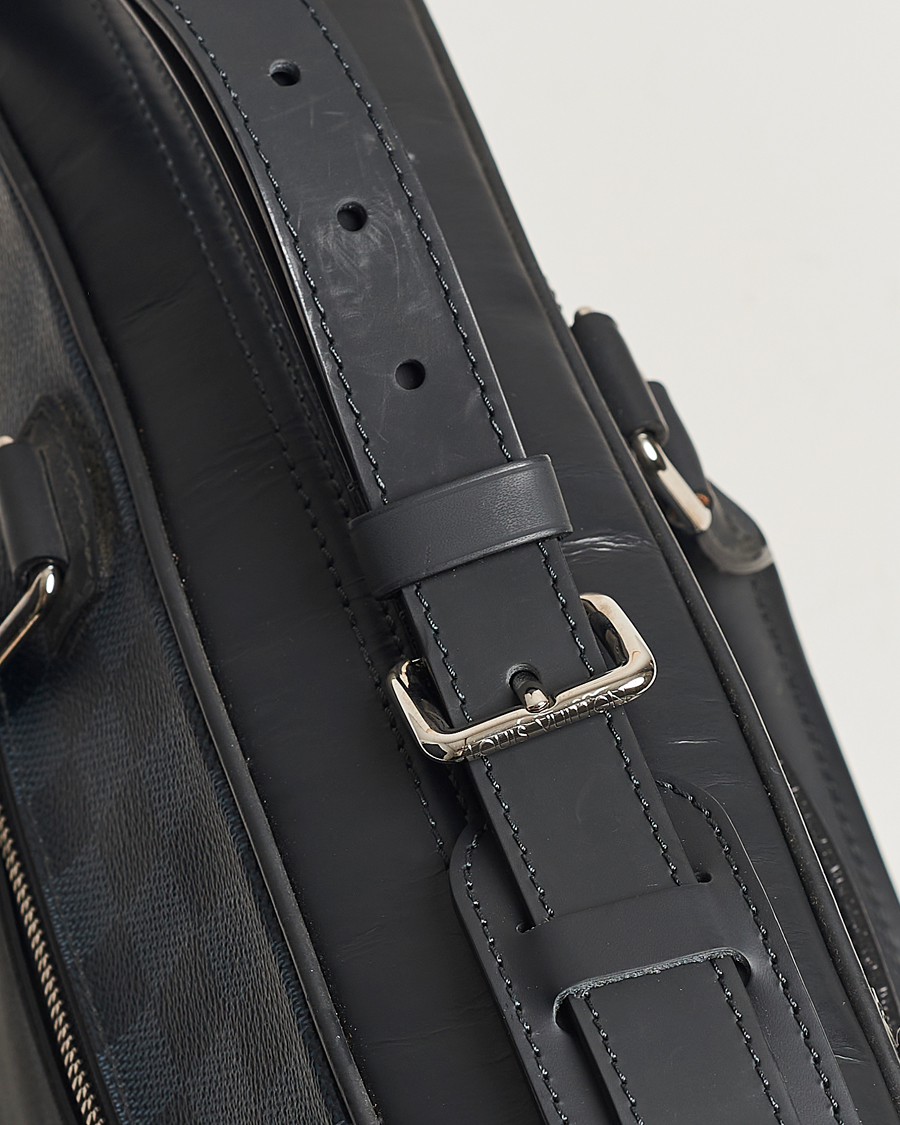 Homme | Louis Vuitton Pre-Owned Porte Documents Business Bag Damier Graphite | Louis Vuitton Pre-Owned | Porte Documents Business Bag Damier Graphite