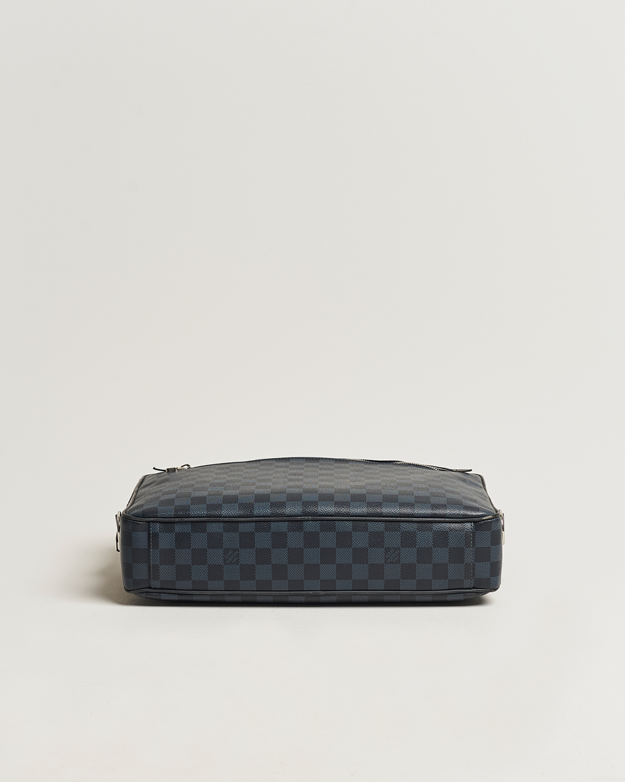 Homme | Louis Vuitton Pre-Owned Porte Documents Business Bag Damier Graphite | Louis Vuitton Pre-Owned | Porte Documents Business Bag Damier Graphite