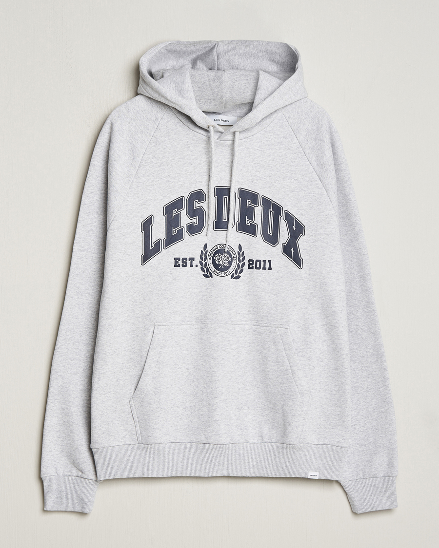 Homme | Pulls Et Tricots | LES DEUX | University Hoodie Snow Melange