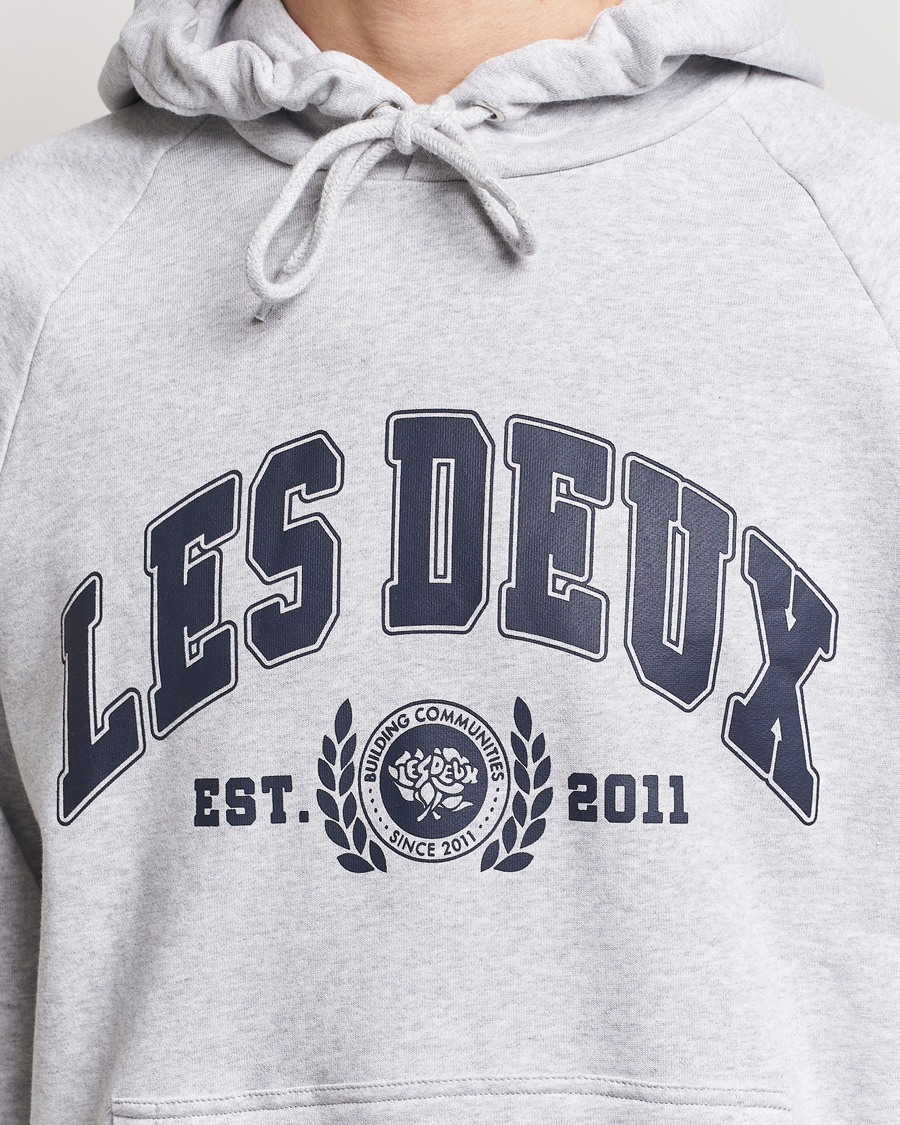 Homme | Pulls Et Tricots | LES DEUX | University Hoodie Snow Melange