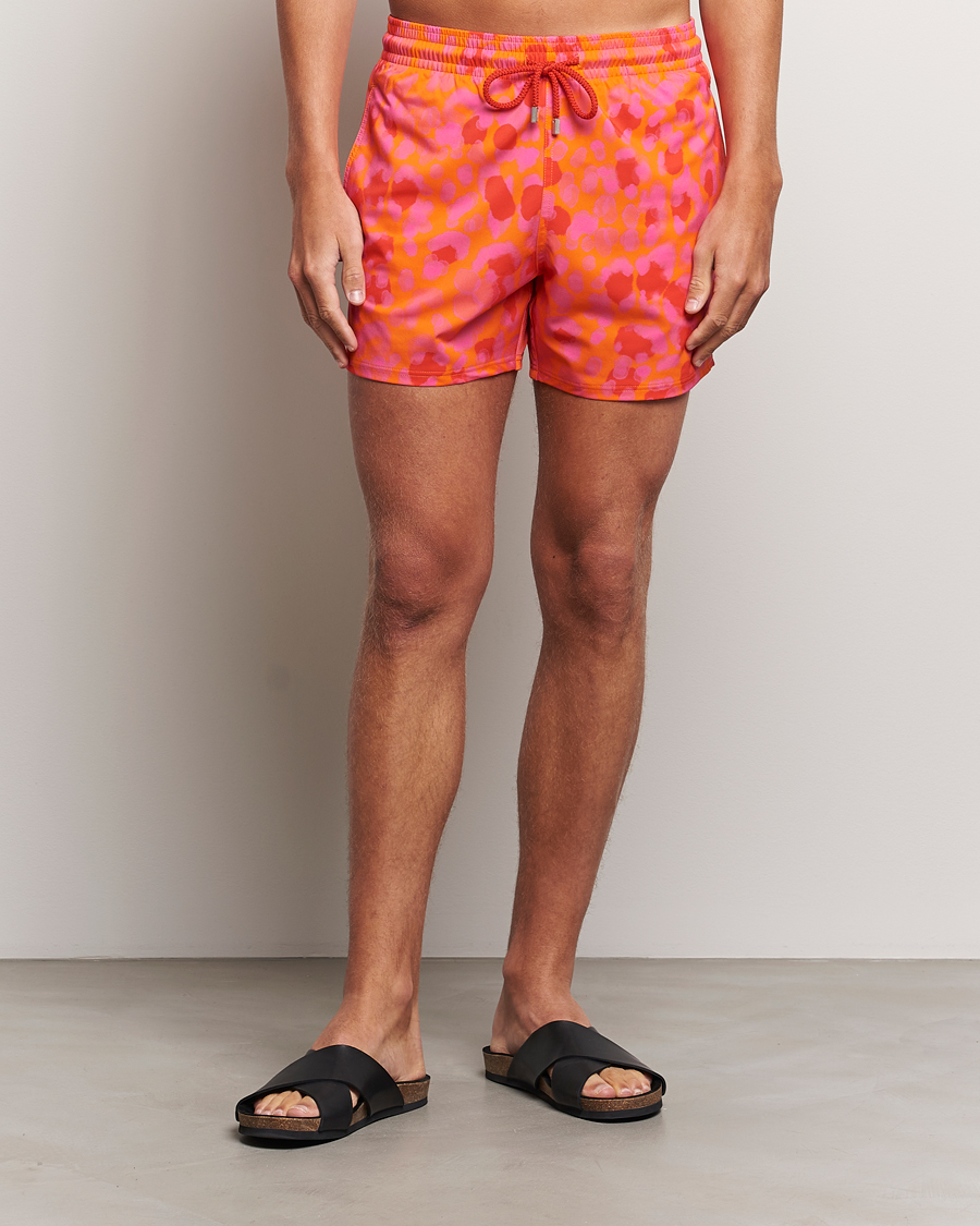 Homme |  | Vilebrequin | Moorise Printed Swimshorts Abricot