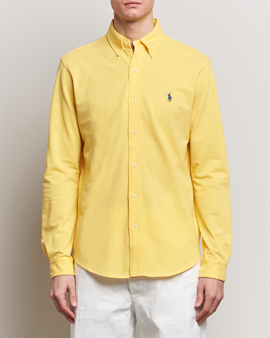 Homme |  | Polo Ralph Lauren | Featherweight Mesh Shirt Oasis Yellow