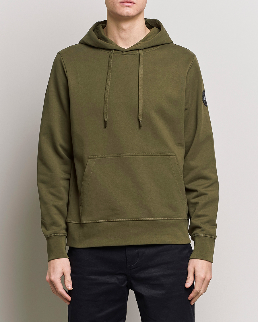 Homme |  | Canada Goose Black Label | Huron Hoody Military Green