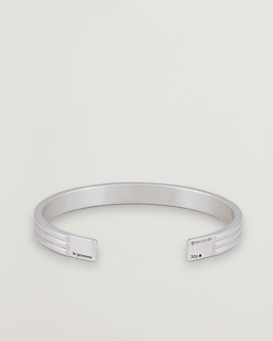 Homme |  | LE GRAMME | Godron Braclet Sterling Silver 30g