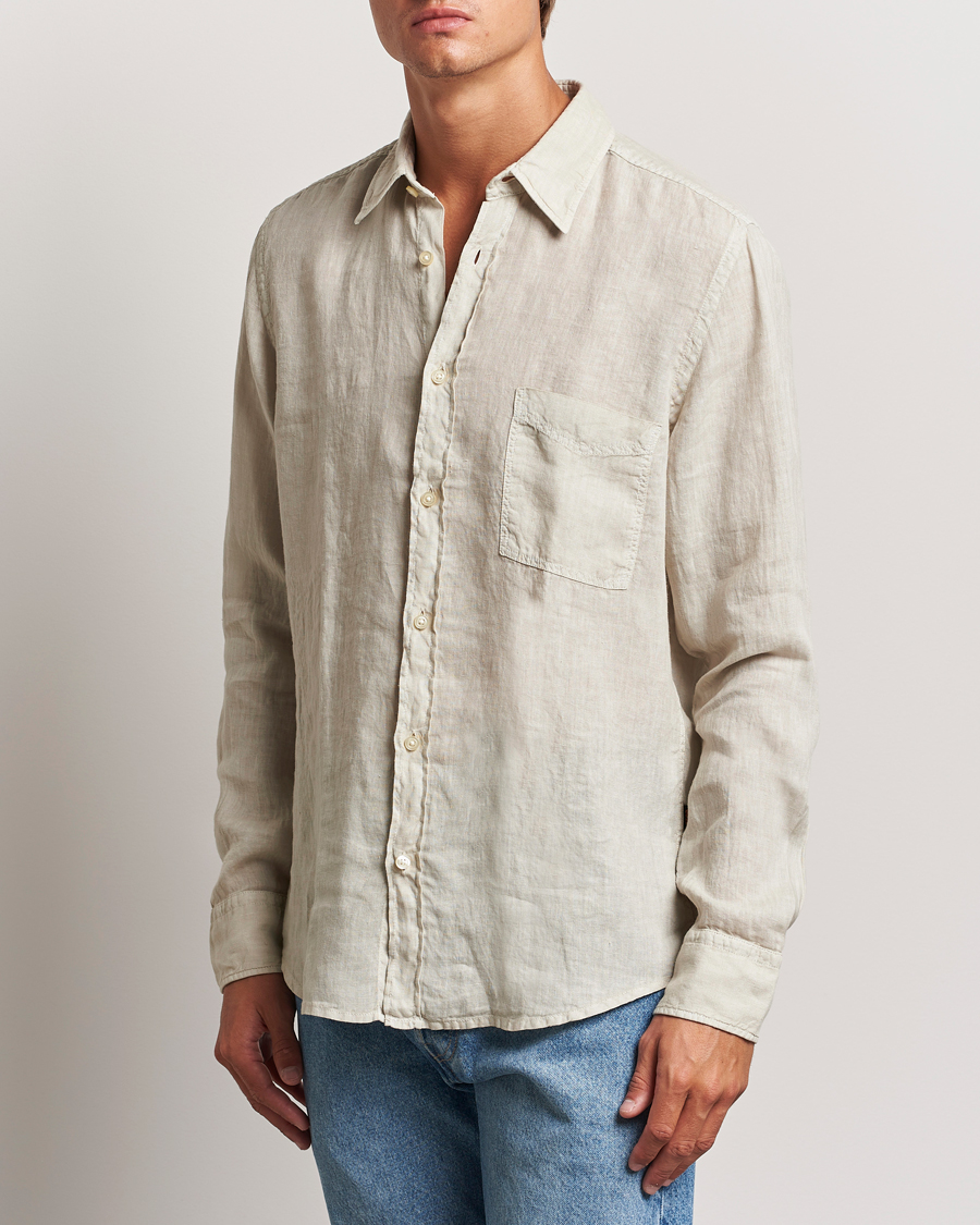 Homme | Vêtements | BOSS ORANGE | Relegant Linen Shirt Light Beige