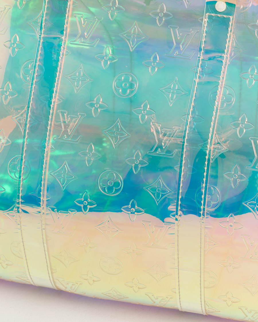 Homme | Louis Vuitton Pre-Owned Keepall Bandoulière 50 Bag Prism Monogram | Louis Vuitton Pre-Owned | Keepall Bandoulière 50 Bag Prism Monogram