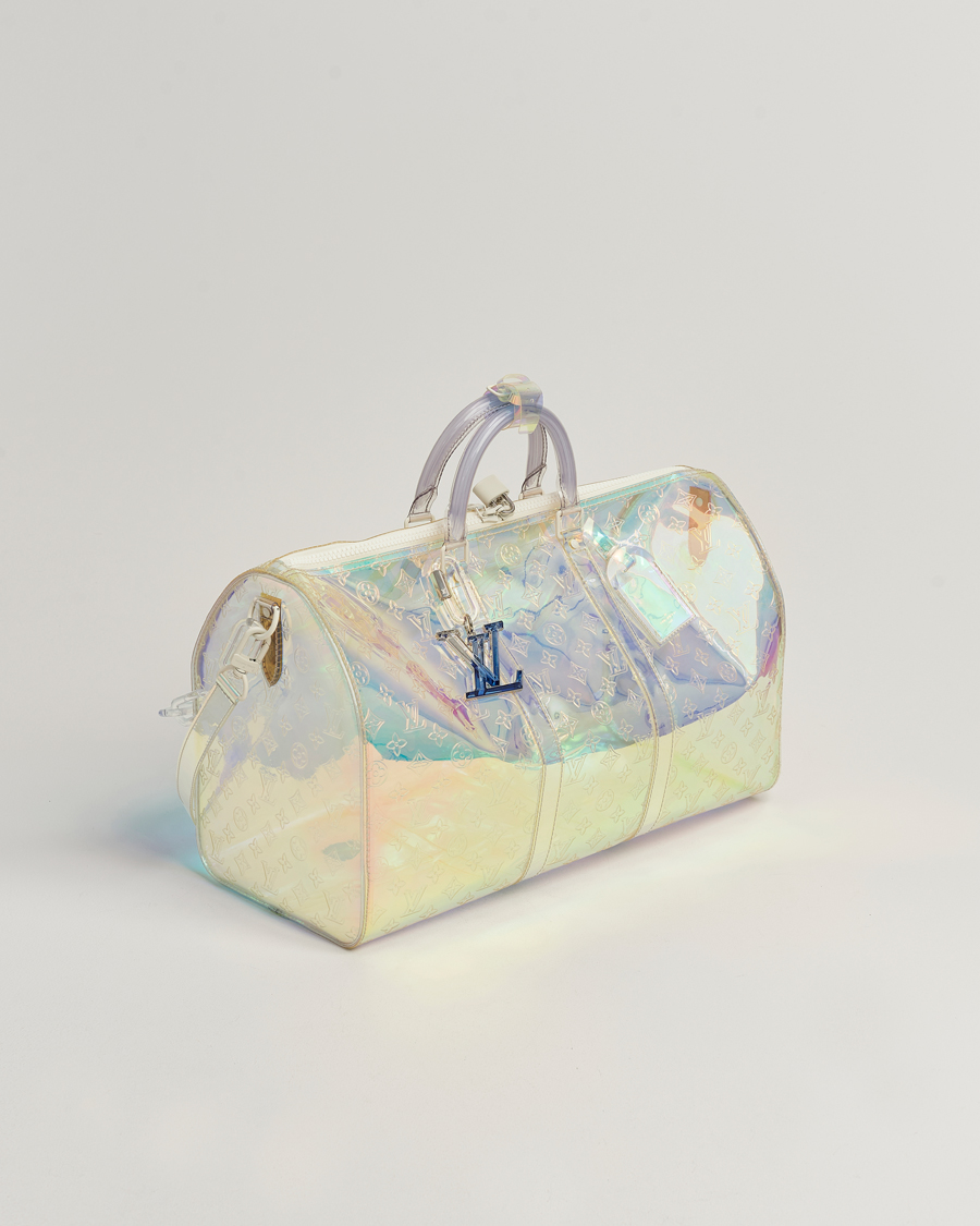 Homme | Louis Vuitton Pre-Owned Keepall Bandoulière 50 Bag Prism Monogram | Louis Vuitton Pre-Owned | Keepall Bandoulière 50 Bag Prism Monogram