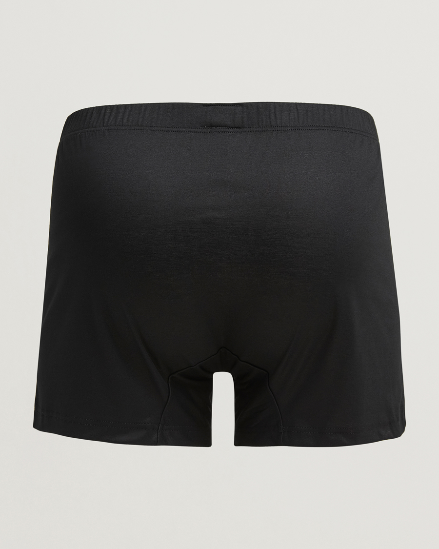 Homme |  | Zimmerli of Switzerland | Sea island Cotton Boxer Shorts Black