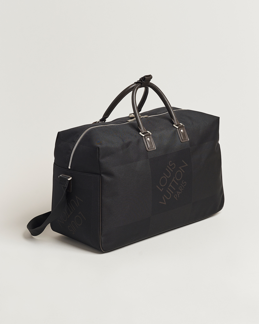 Homme | Louis Vuitton Pre-Owned Souverain Canvas Weekendbag Black | Louis Vuitton Pre-Owned | Souverain Canvas Weekendbag Black
