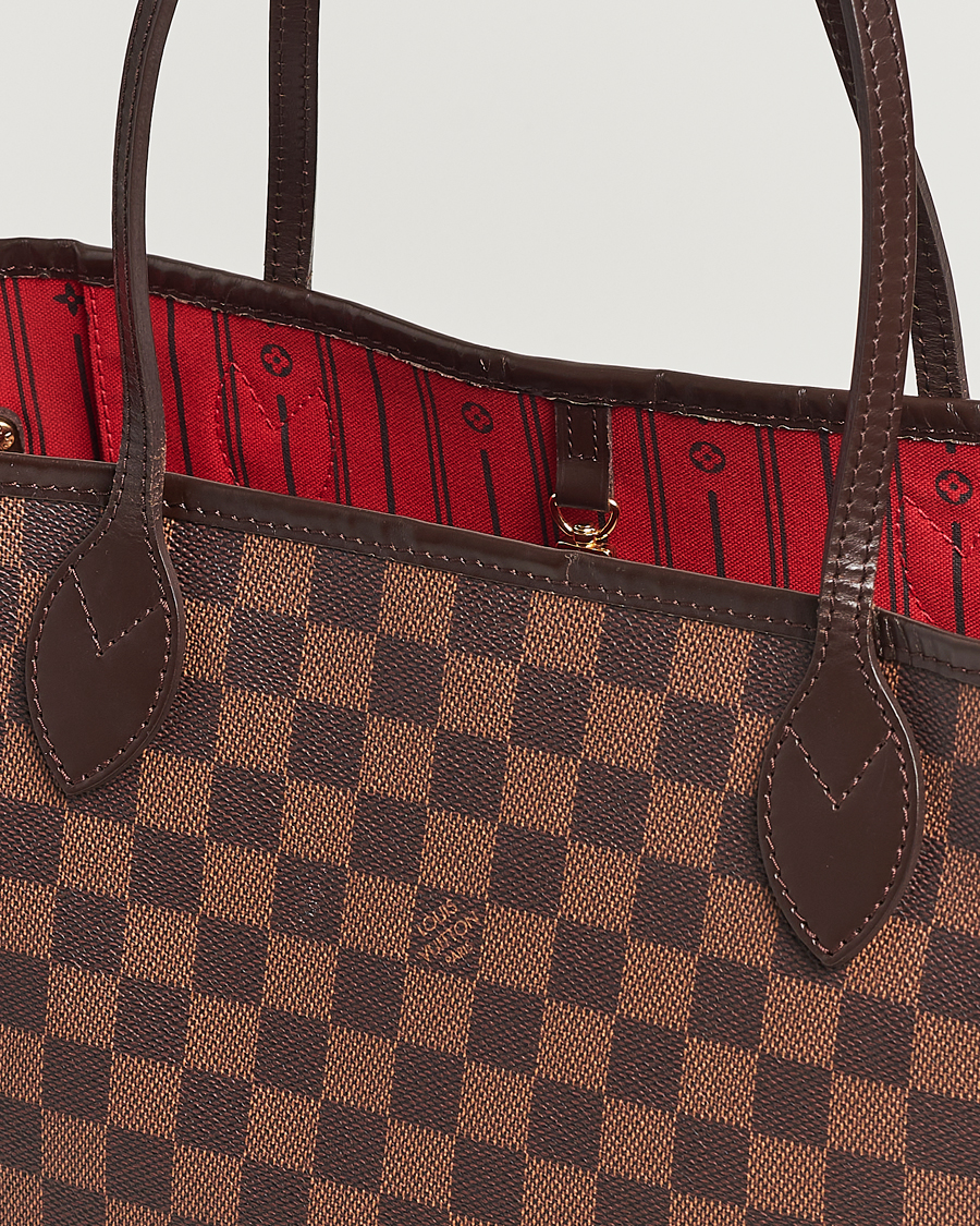 Homme | Louis Vuitton Pre-Owned Neverfull MM Totebag Damier Ebene | Louis Vuitton Pre-Owned | Neverfull MM Totebag Damier Ebene