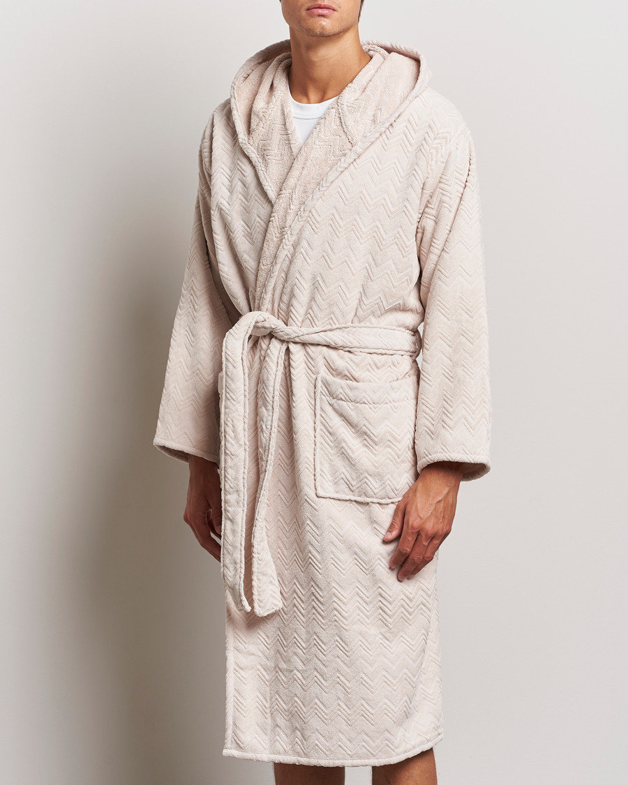 Homme |  | Missoni Home | Chalk Bath Robe Beige