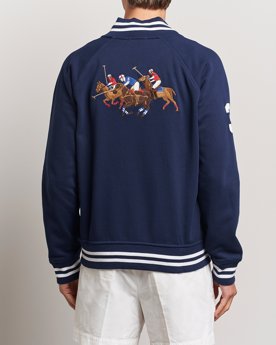 Homme |  | Polo Ralph Lauren | Match Club Baseball Jacket Newport Navy