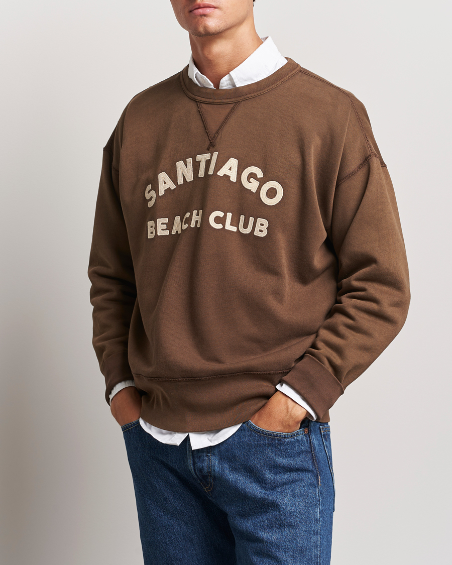 Homme |  | Polo Ralph Lauren | Graphic Vintage Fleece Sweatshirt Court Brown