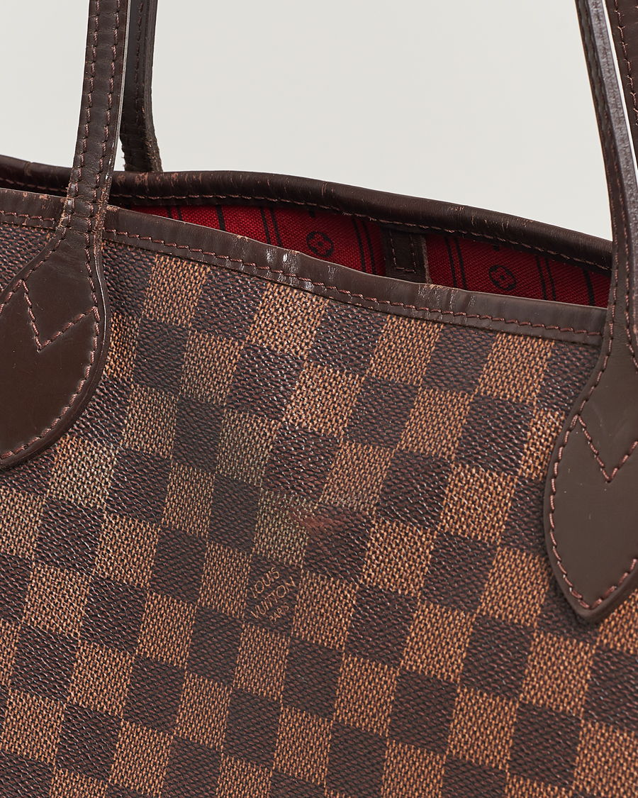 Homme | Louis Vuitton Pre-Owned Neverfull MM Totebag Damier Ebene | Louis Vuitton Pre-Owned | Neverfull MM Totebag Damier Ebene