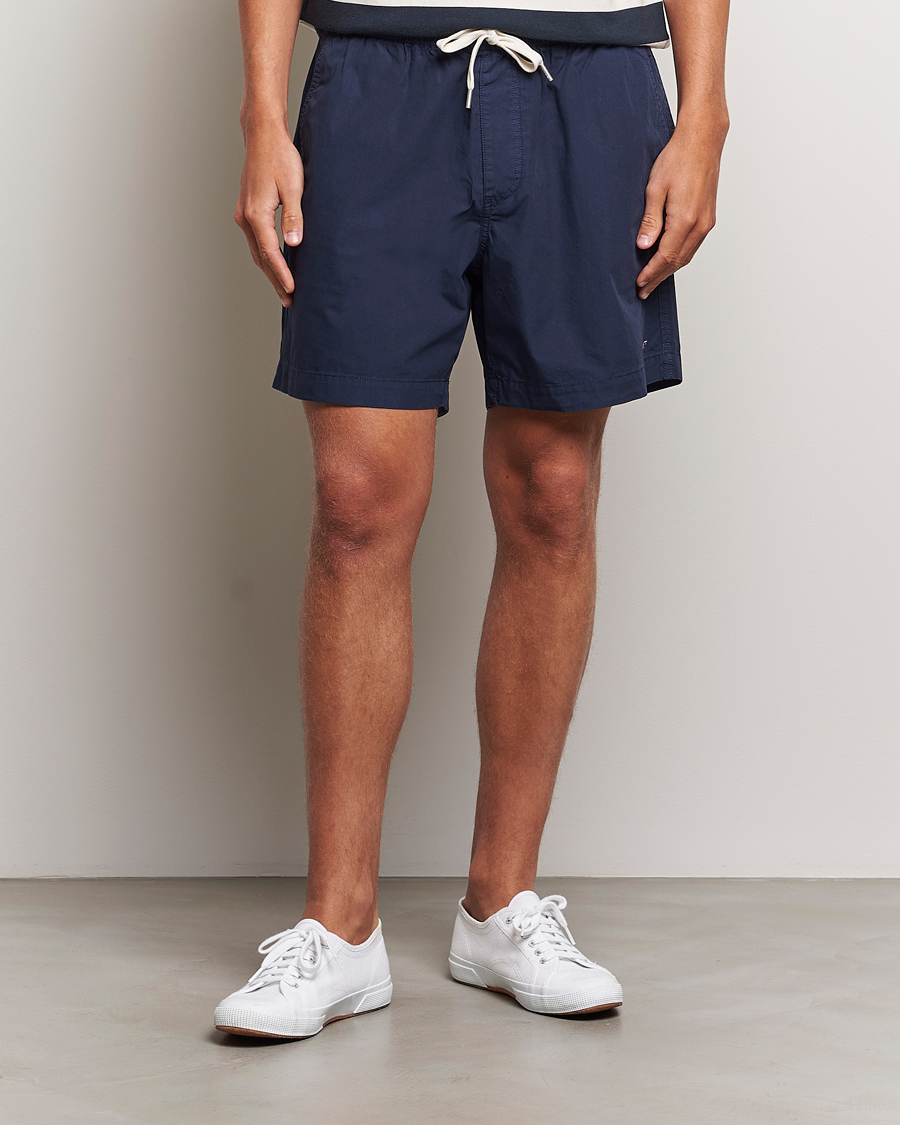 Homme |  | GANT | Drawcord Cotton Shorts Marine