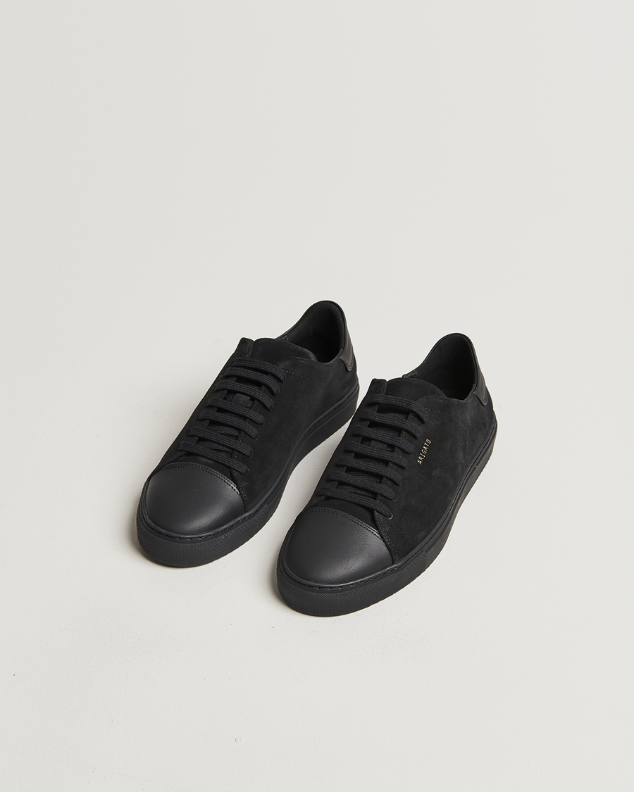 Homme |  | Axel Arigato | Clean 90 Suede Cap Sneaker Black