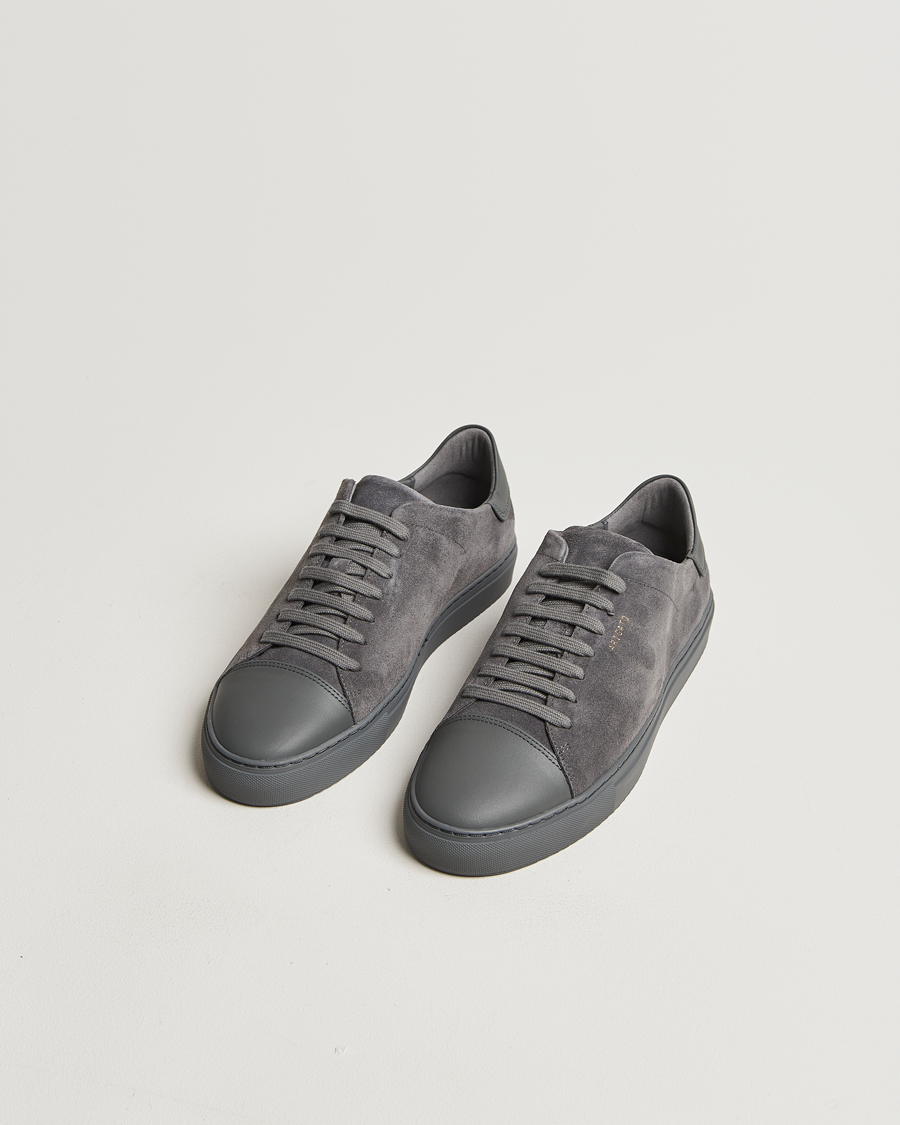 Homme |  | Axel Arigato | Clean 90 Suede Cap Sneaker Dark Grey