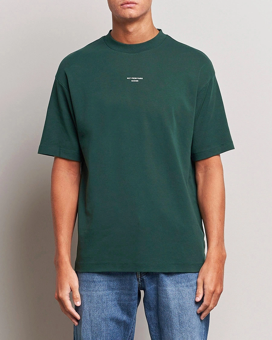 Homme |  | Drôle de Monsieur | Classic Slogan T-Shirt Dark Green