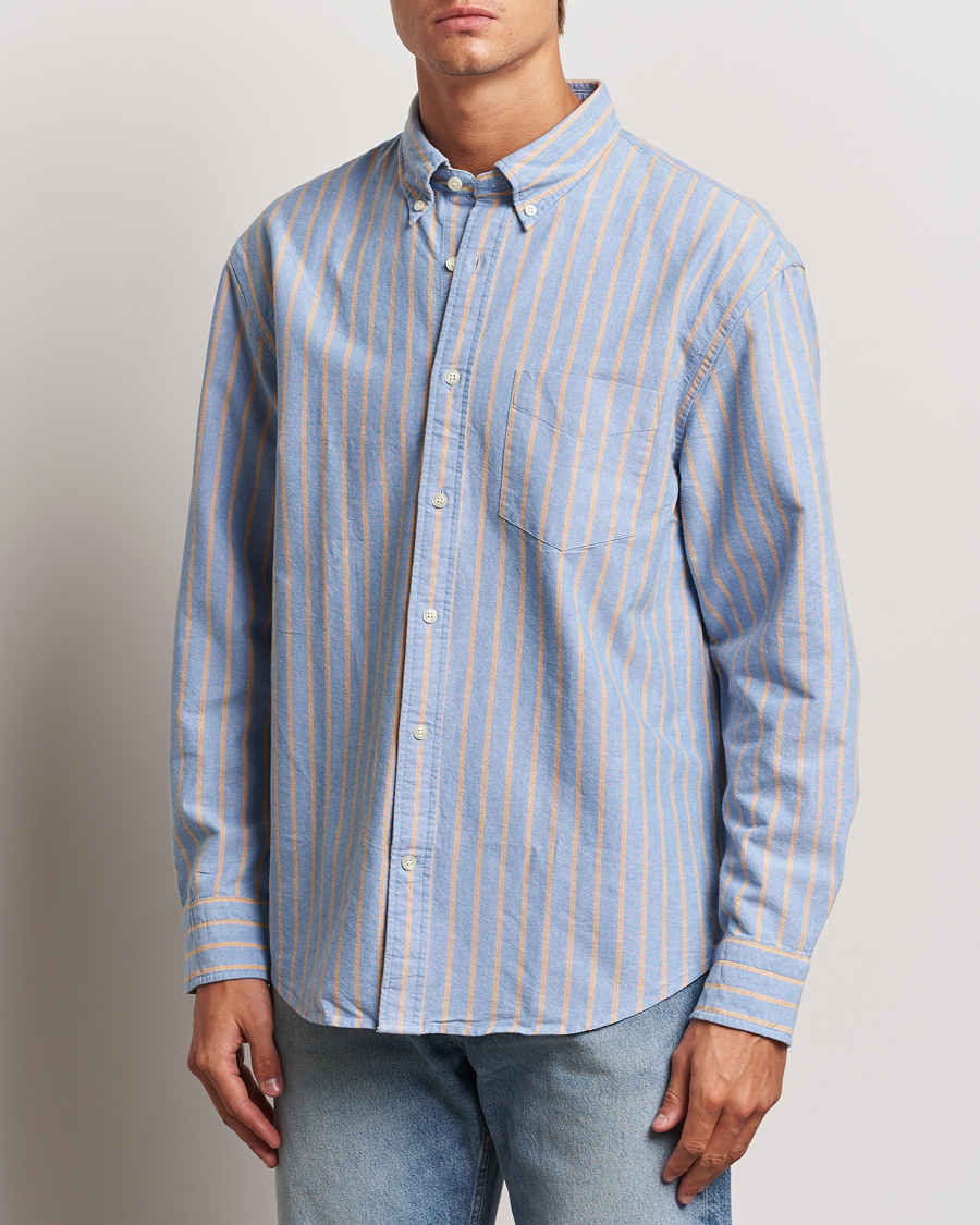 Homme | GANT 240 Mulberry Street | GANT 240 Mulberry Street | Regular Fit Archive Oxford Striped Shirt Vintage Blue