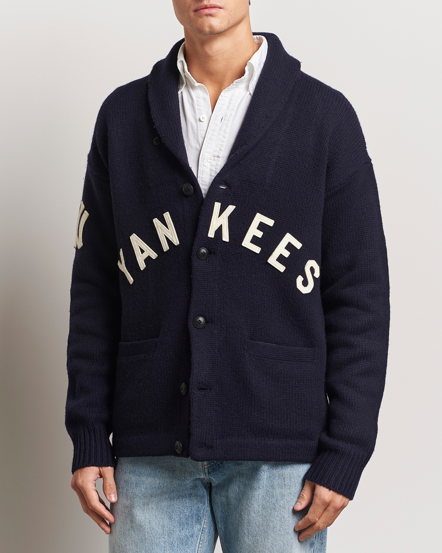 Homme |  | Polo Ralph Lauren | MLB Yankees Cardigan Aviator Navy Combo