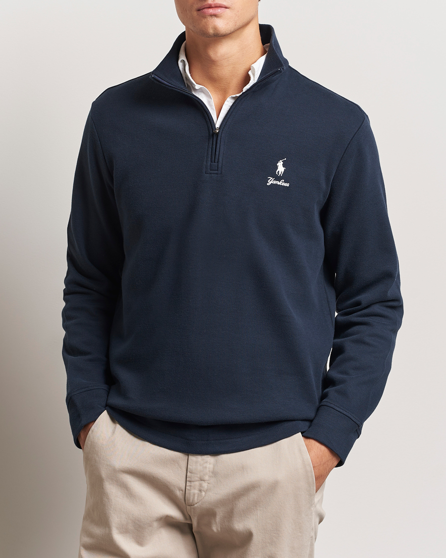 Homme |  | Polo Ralph Lauren | MLB Yankees Half-zip Aviator Navy