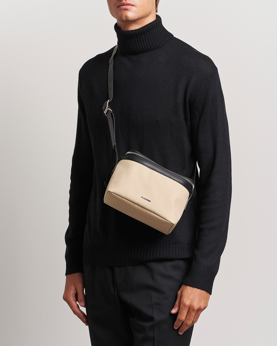 Homme |  | Jil Sander | Virgil Wool Roll Neck Sweater Black