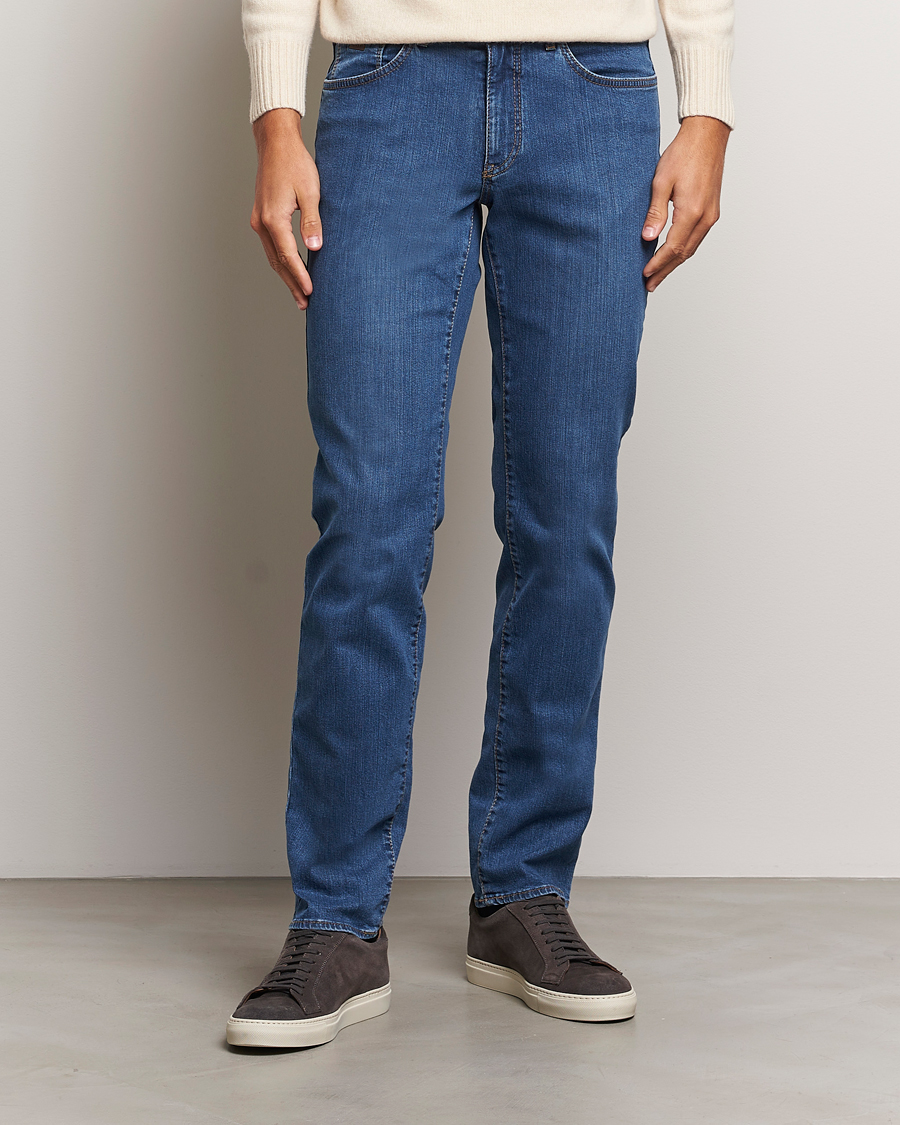 Homme | Straight leg | Brax | Cadiz Premium Flex Denim Blue Used