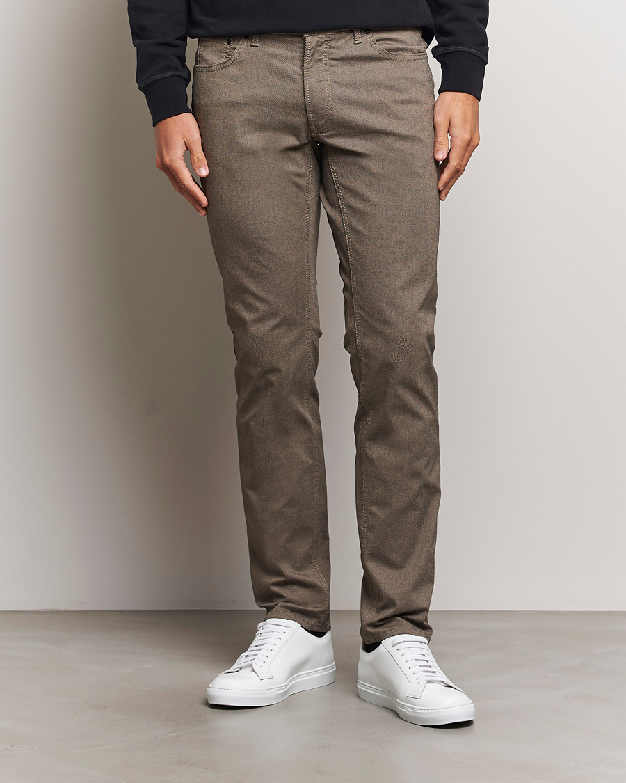 Homme | Pantalon Décontracté | Brax | Chuck Hi-Flex 5-Pocket Pants Beige