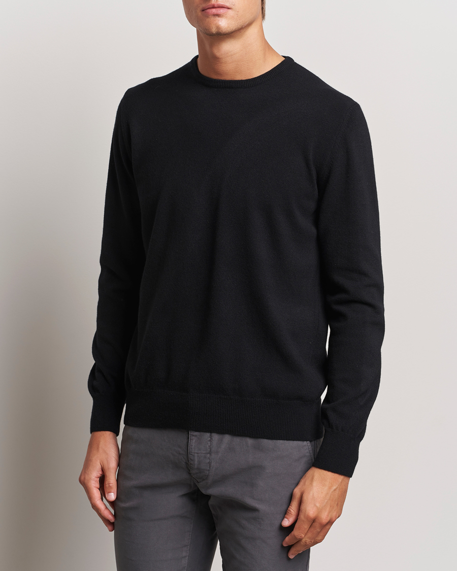 Homme |  | Morgano | Wool/Cashmere Crewneck Black