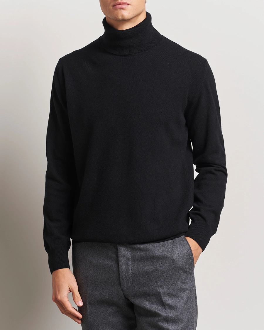 Homme |  | Morgano | Wool/Cashmere Rollneck Black