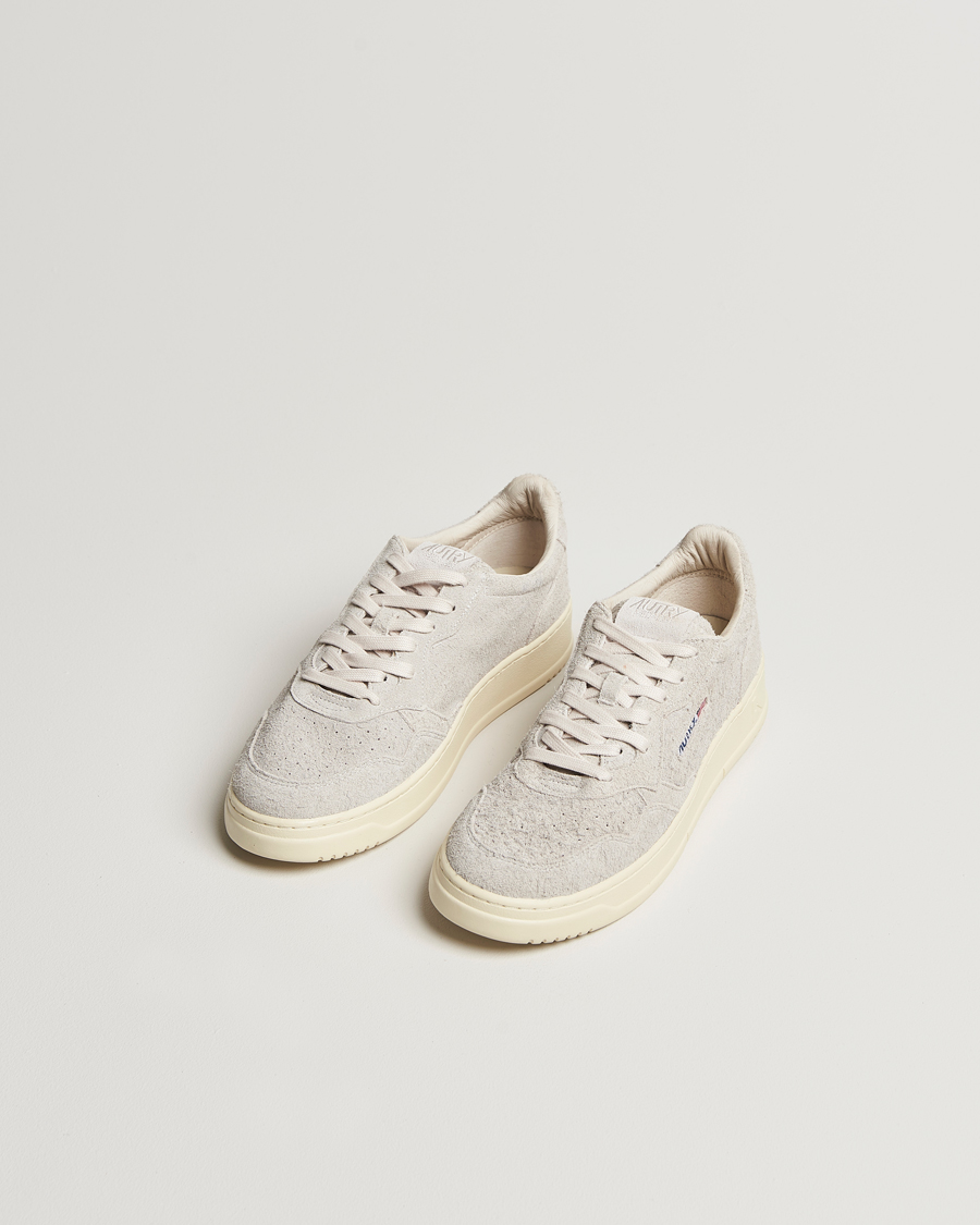 Homme | Chaussures En Daim | Autry | Medalist Low Suede Sneaker White