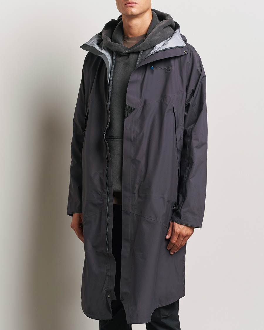 Homme | Active | Klättermusen | Syr Waterproof Hood Parka Raven