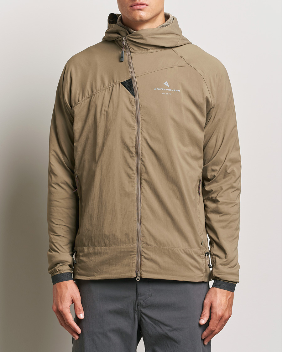 Homme | Manteaux Et Vestes | Klättermusen | 74 Levitend Active Hooded Jacket Dark Khaki