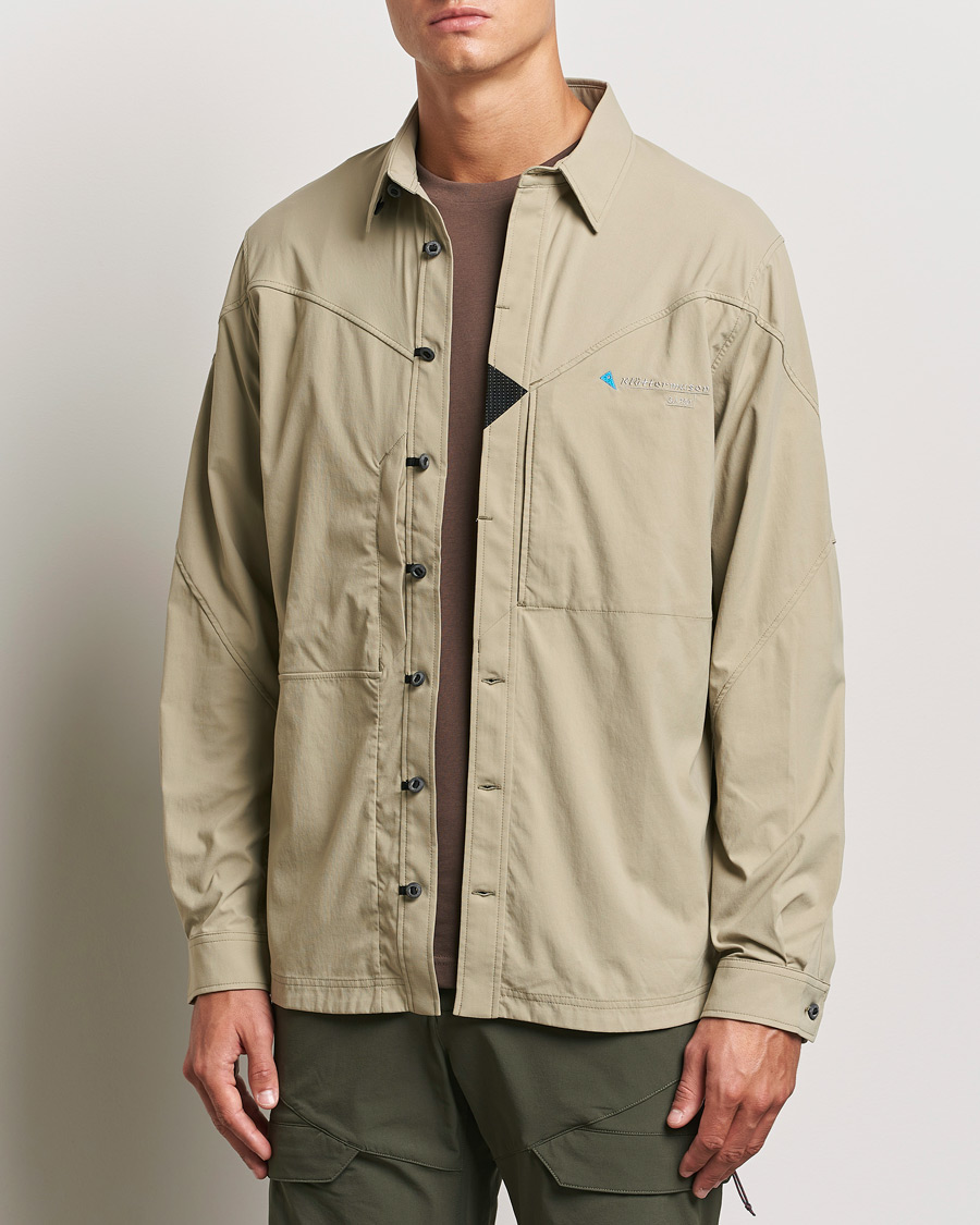 Homme | Chemises | Klättermusen | Garm Technical Outdoor Shirt Silver Green