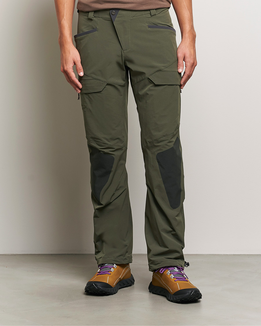 Homme | Pantalons | Klättermusen | Misty 2.0 Softshell Pants Dark Dusty Green