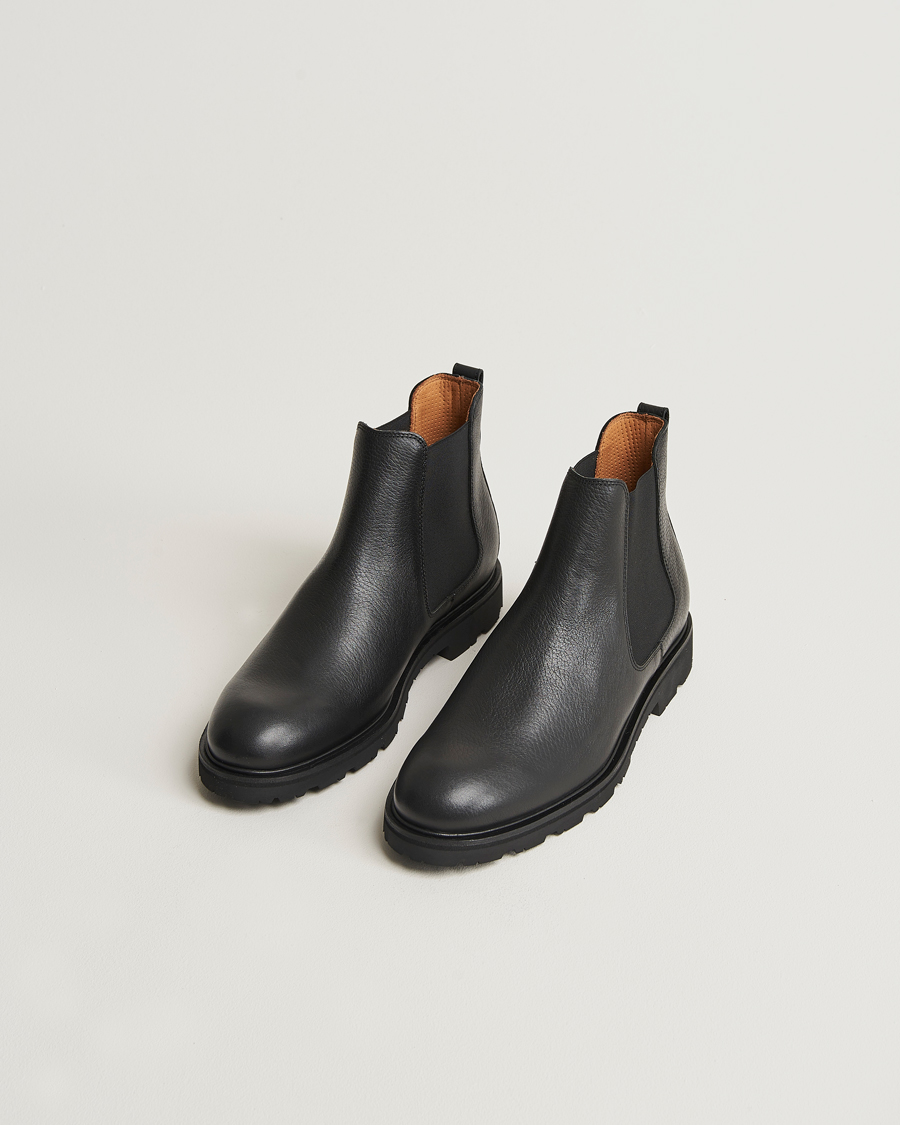 Homme | Bottes Noires | UBR | Thunder Chelsea Leather Boot Black