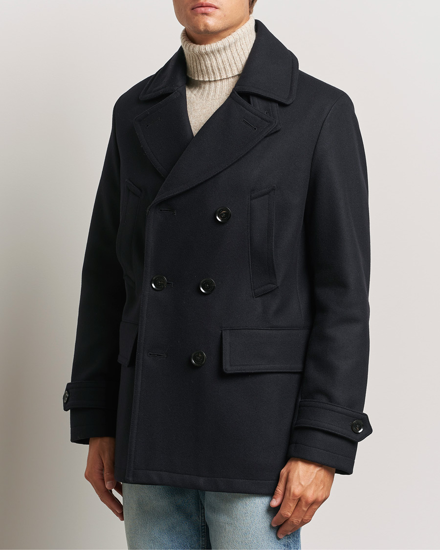 Homme |  | Belstaff | Milford Wool Peacoat Ink Blue