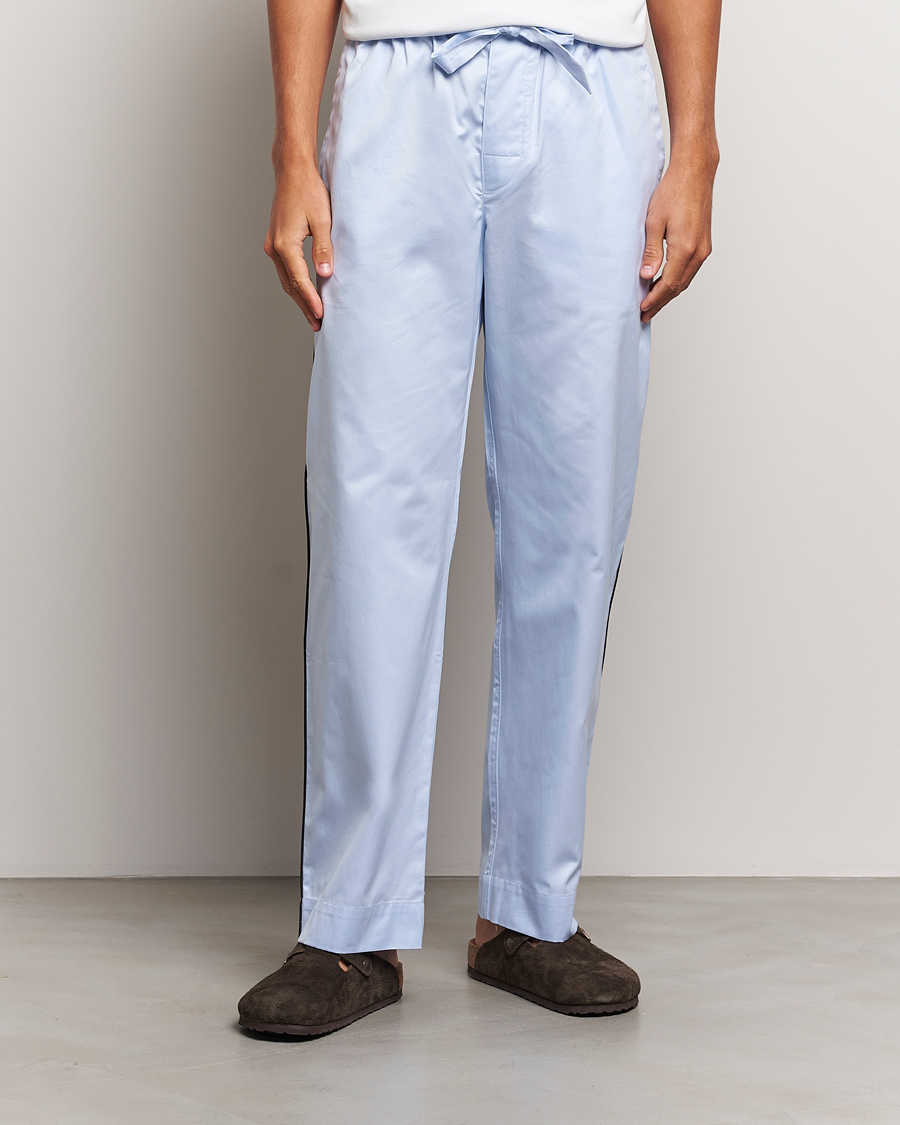 Homme | Loungewear | Tekla | Sateen Pyjama Pants Bellhop Blue