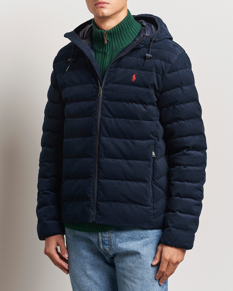 Homme |  | Polo Ralph Lauren | Corduroy Lightweight Jacket Aviator Navy