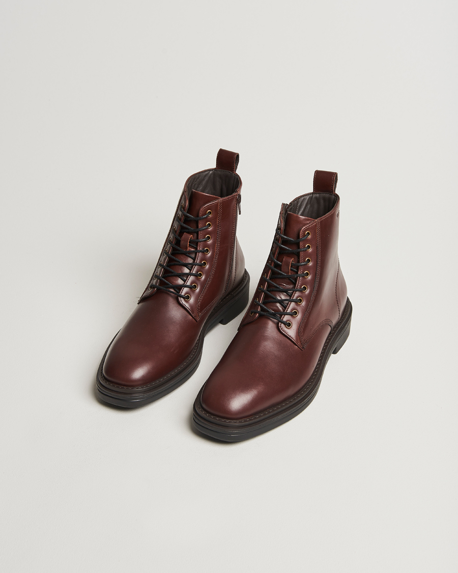 Homme |  | GANT | Boggar Leather Boot Cognac