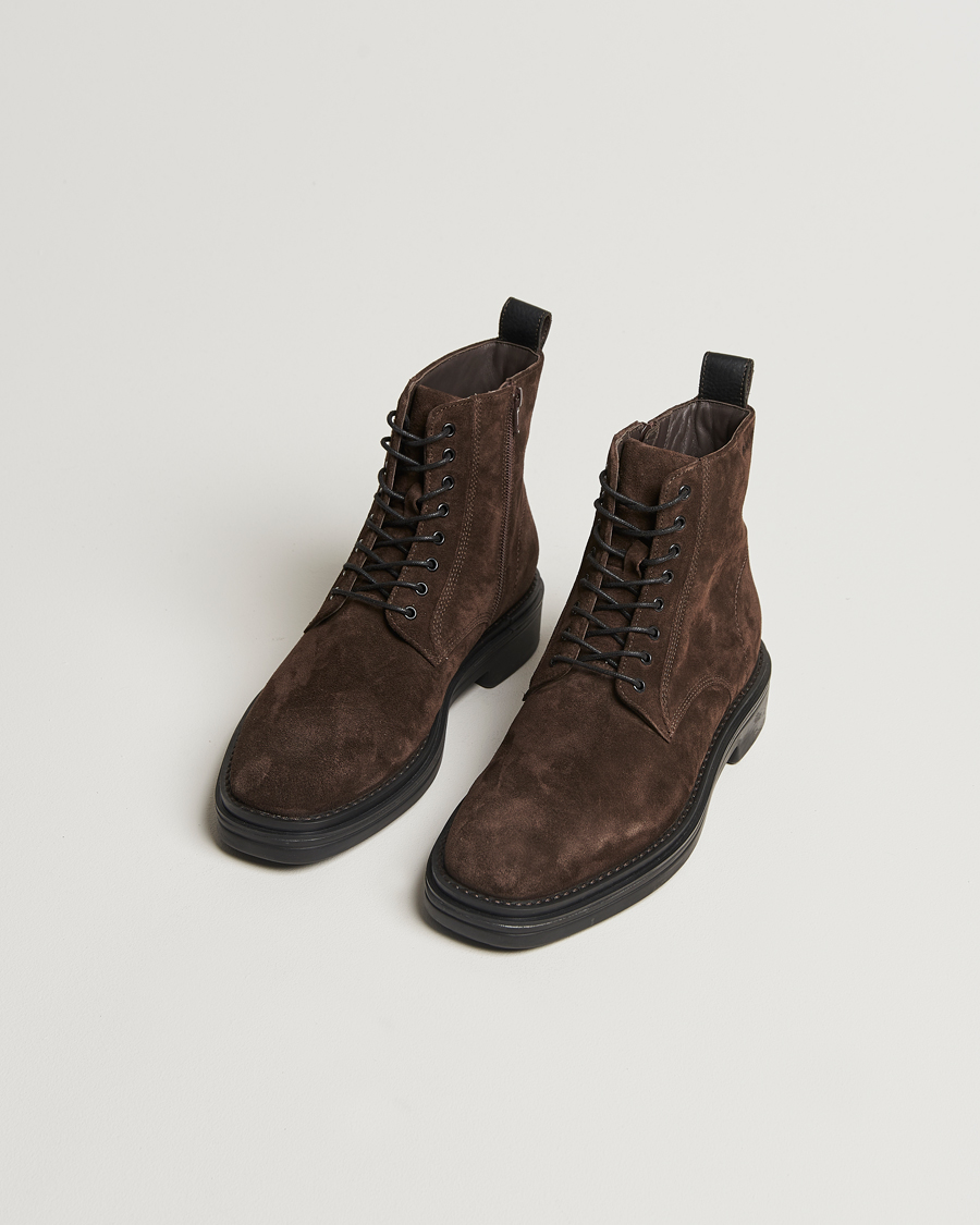 Homme |  | GANT | Boggar Suede Boot Espresso Brown