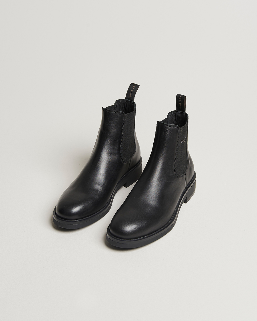 Homme |  | GANT | Prepdale Leather Chelsea Boot Black