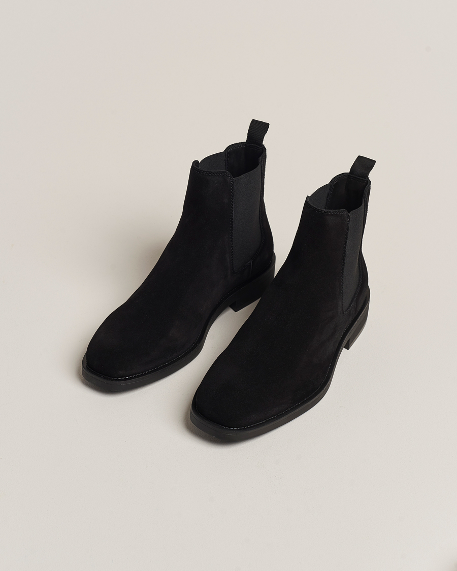 Homme |  | GANT | Rizmood Suede Chelsea Boot Black