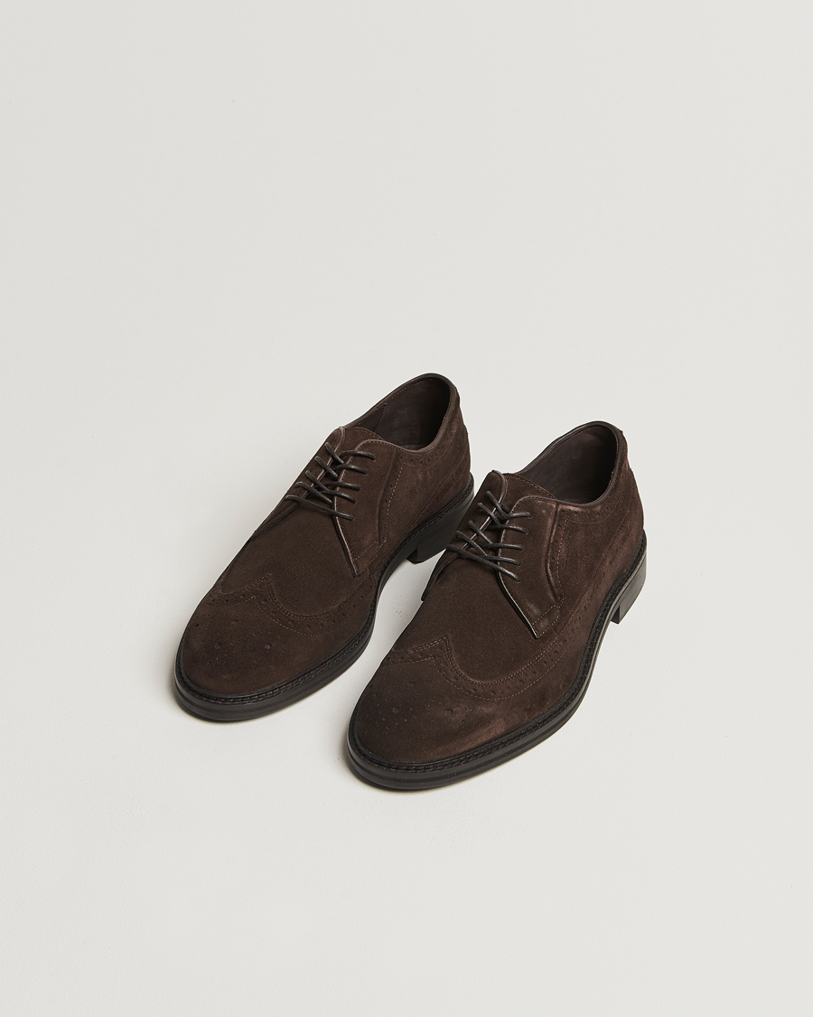 Homme |  | GANT | Bidford Suede Brogues Ebony Brown