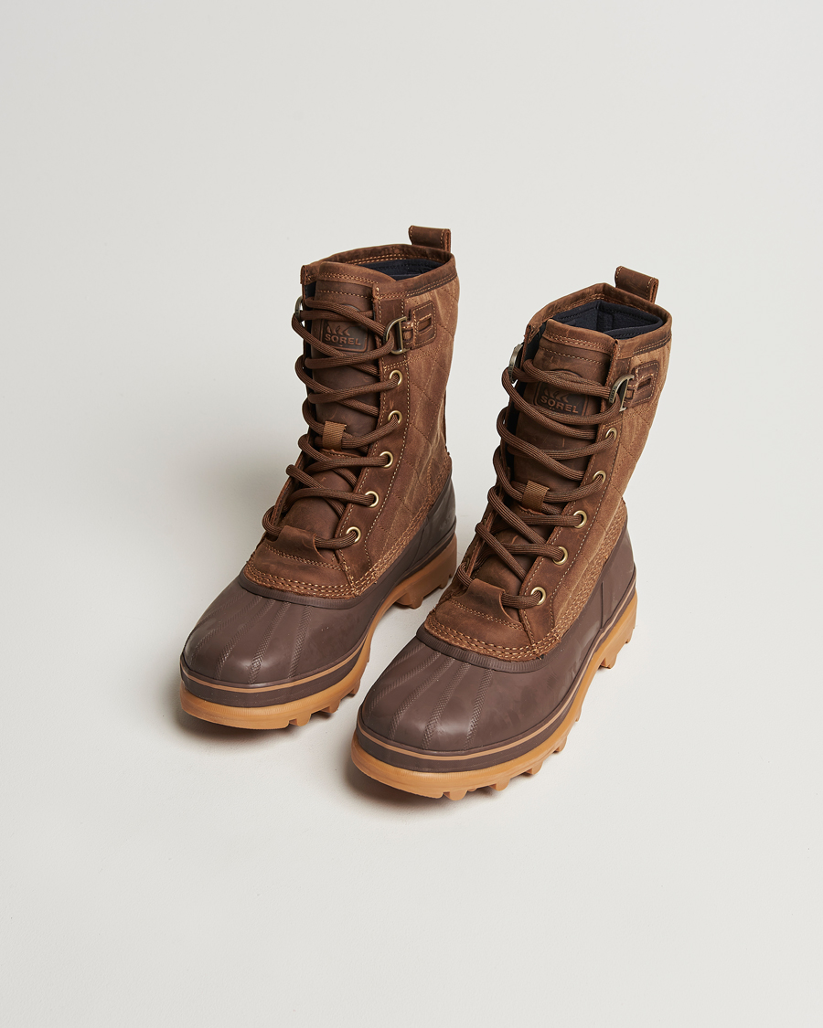 Homme | Sorel | Sorel | Caribou Royal WP Canvas Boots Velvet Tan