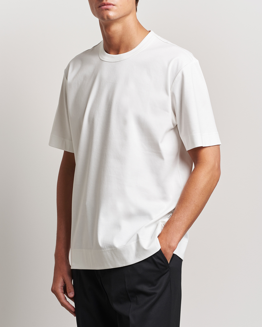 Homme |  | NN07 | Pedro Mercerized Crew Neck T-Shirt Cream