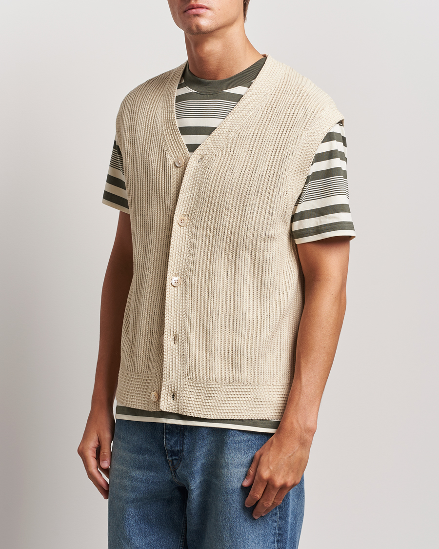 Homme |  | NN07 | Reece Knitted Vest Ecru